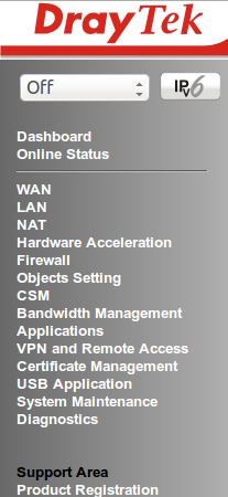 Draytek Vigor 2760 IPv6